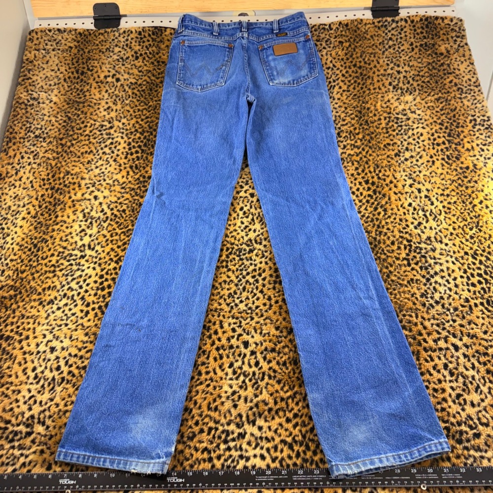 Vintage Wrangler Cowboy Cut 936DEN Blue Jeans Size 31x36 USA Made